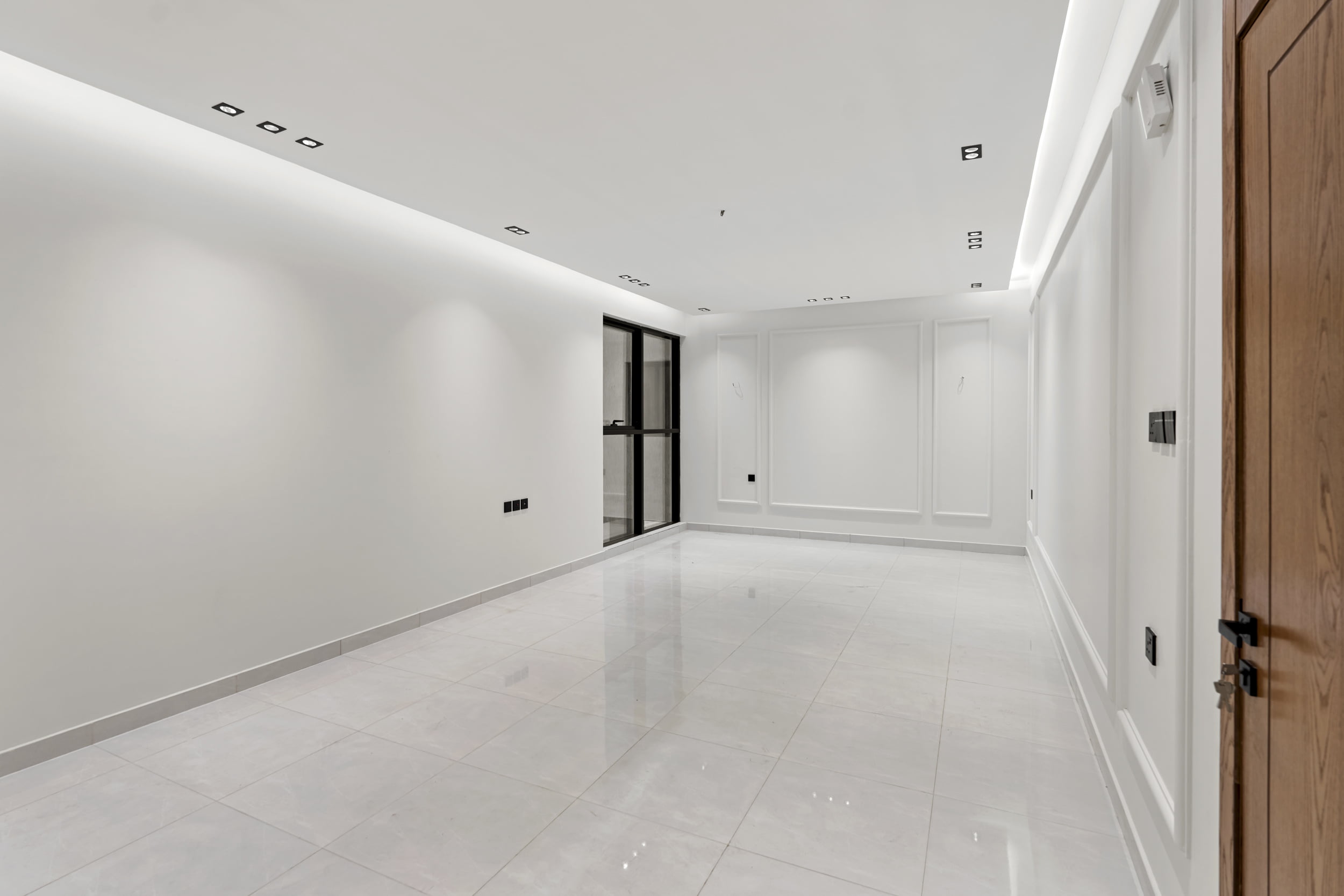 white living room